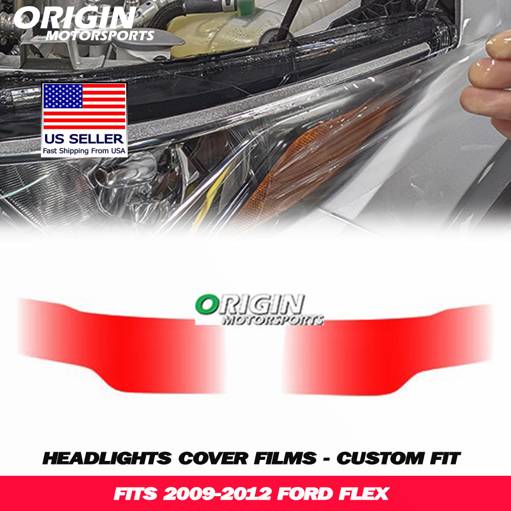 2009-2012 Ford FLEX Precut Headlight PPF Clear Paint Protection Film Kit 2009-2012 Ford FLEX Precut Headlight PPF Clear Paint Protection Film Kit