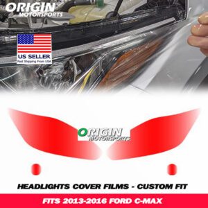 2013-2016 Ford C-MAX Precut Headlight PPF Clear Paint Protection Film Kit 2013-2016 Ford C-MAX Precut Headlight PPF Clear Paint Protection Film Kit