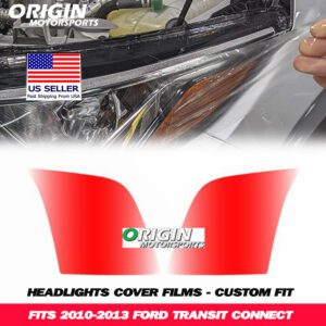 2010-2013 Ford TRANSIT CONNECT Precut Headlight PPF Clear Paint Protection Film Kit 2010-2013 Ford TRANSIT CONNECT Precut Headlight PPF Clear Paint Protection Film Kit
