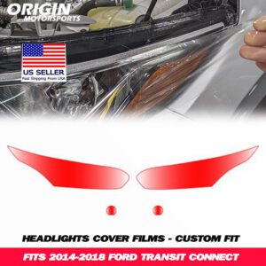 2014-2018 Ford TRANSIT CONNECT Precut Headlight PPF Clear Paint Protection Film Kit 2014-2018 Ford TRANSIT CONNECT Precut Headlight PPF Clear Paint Protection Film Kit