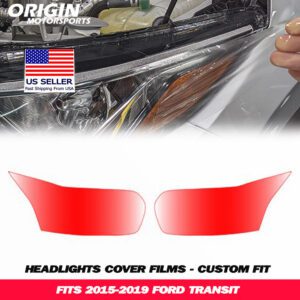 2015-2019 Ford TRANSIT Precut Headlight PPF Clear Paint Protection Film Kit 2015-2019 Ford TRANSIT Precut Headlight PPF Clear Paint Protection Film Kit