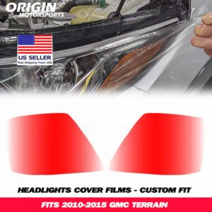 2010-2015 Gmc TERRAIN Precut Headlight PPF Clear Paint Protection Film Kit