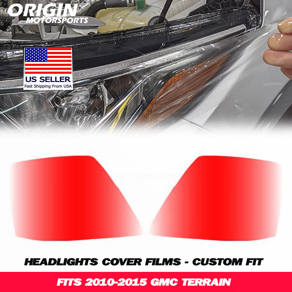2010-2015 Gmc TERRAIN Precut Headlight PPF Clear Paint Protection Film Kit 2010-2015 Gmc TERRAIN Precut Headlight PPF Clear Paint Protection Film Kit