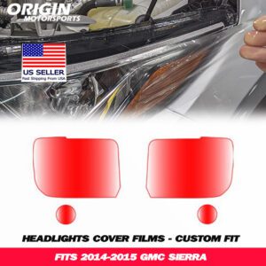 2014-2015 Gmc SIERRA Precut Headlight PPF Clear Paint Protection Film Kit