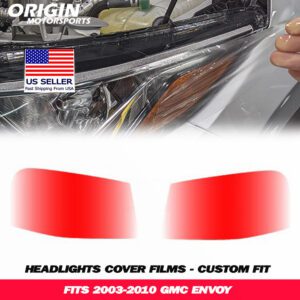 2003-2010 Gmc ENVOY Precut Headlight PPF Clear Paint Protection Film Kit 2003-2010 Gmc ENVOY Precut Headlight PPF Clear Paint Protection Film Kit