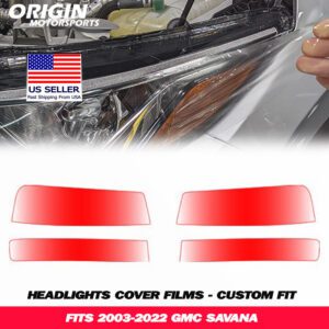2003-2022 Gmc SAVANA Precut Headlight PPF Clear Paint Protection Film Kit 2003-2022 Gmc SAVANA Precut Headlight PPF Clear Paint Protection Film Kit