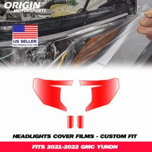 2021-2022 Gmc YUKON Precut Headlight PPF Clear Paint Protection Film Kit 2021-2022 Gmc YUKON Precut Headlight PPF Clear Paint Protection Film Kit
