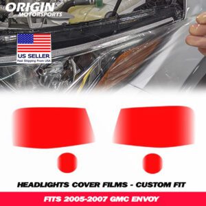2005-2007 Gmc ENVOY Precut Headlight PPF Clear Paint Protection Film Kit