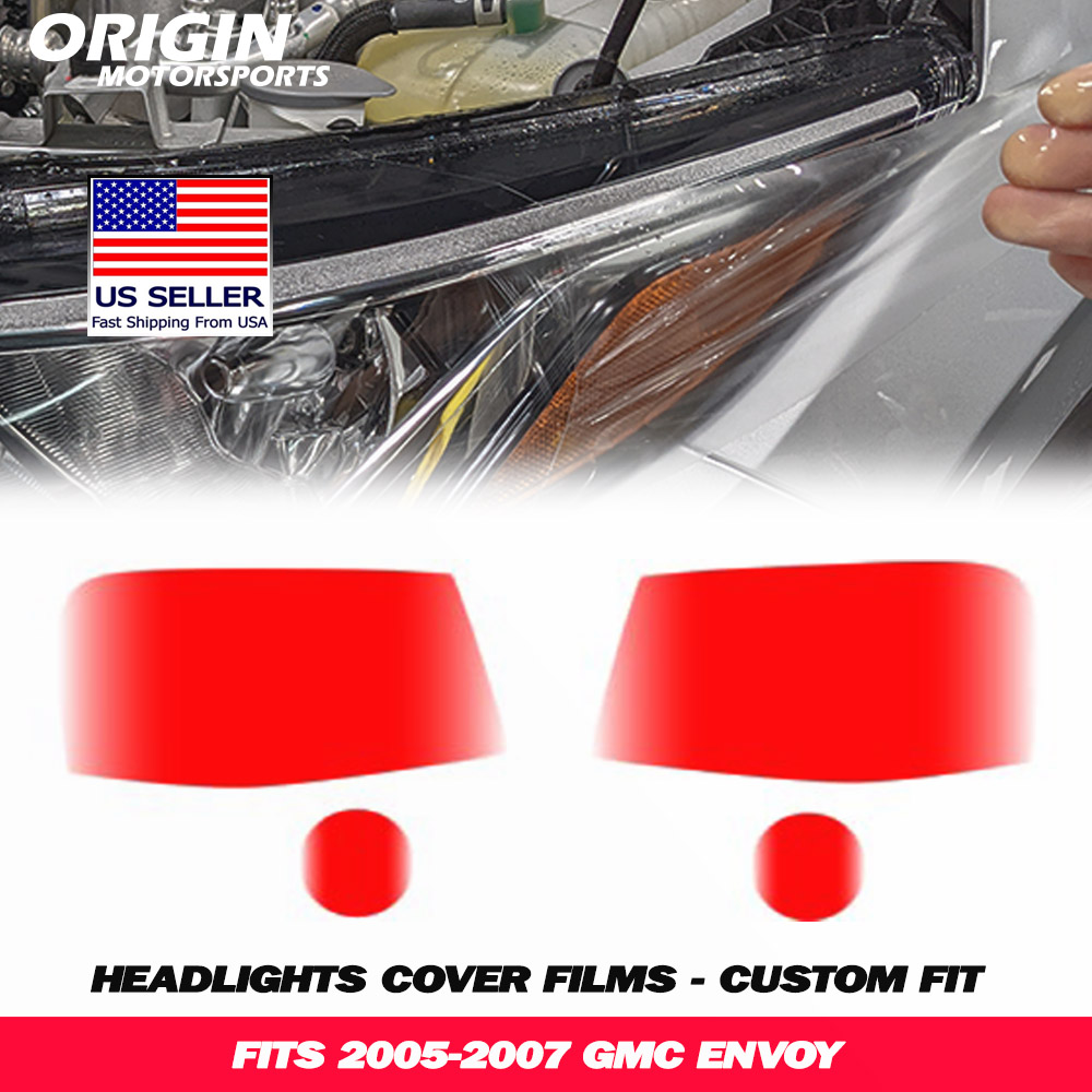 2005-2007 Gmc ENVOY Precut Headlight PPF Clear Paint Protection Film Kit 2005-2007 Gmc ENVOY Precut Headlight PPF Clear Paint Protection Film Kit