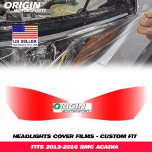 2013-2016 Gmc ACADIA Precut Headlight PPF Clear Paint Protection Film Kit 2013-2016 Gmc ACADIA Precut Headlight PPF Clear Paint Protection Film Kit