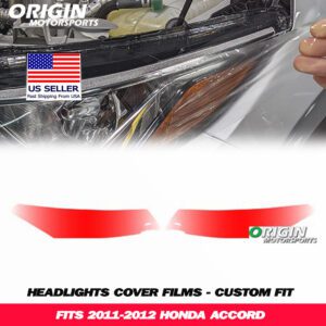 2011-2012 Honda ACCORD Precut Headlight PPF Clear Paint Protection Film Kit
