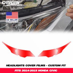 2014-2015 Honda CIVIC Precut Headlight PPF Clear Paint Protection Film Kit
