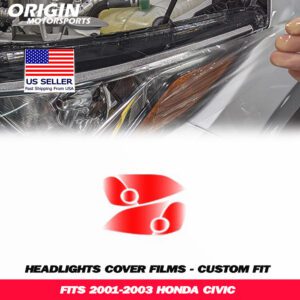 2001-2003 Honda CIVIC Precut Headlight PPF Clear Paint Protection Film Kit