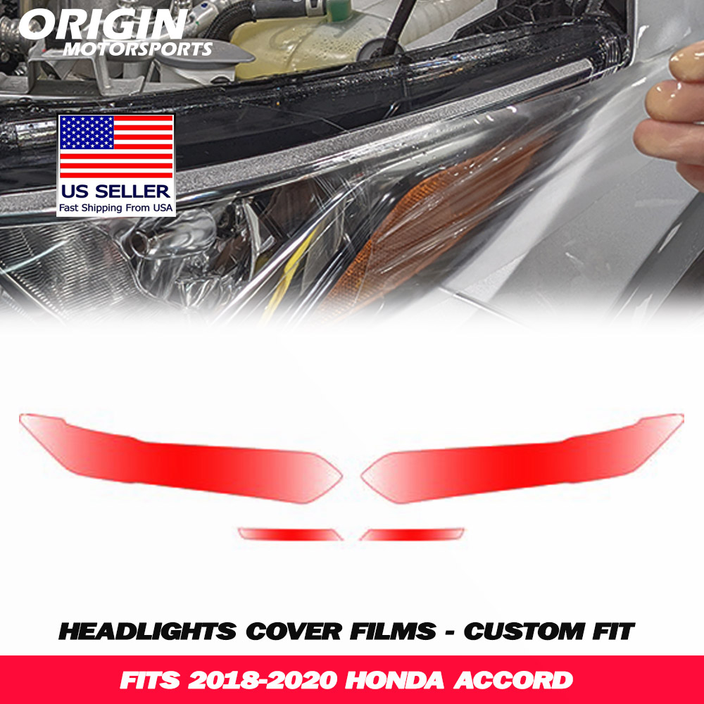 2018-2020 Honda ACCORD Precut Headlight PPF Clear Paint Protection Film Kit