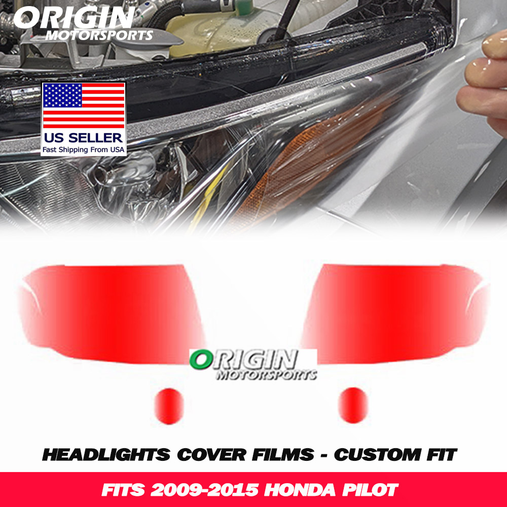 2009-2015 Honda PILOT Precut Headlight PPF Clear Paint Protection Film Kit 2009-2015 Honda PILOT Precut Headlight PPF Clear Paint Protection Film Kit