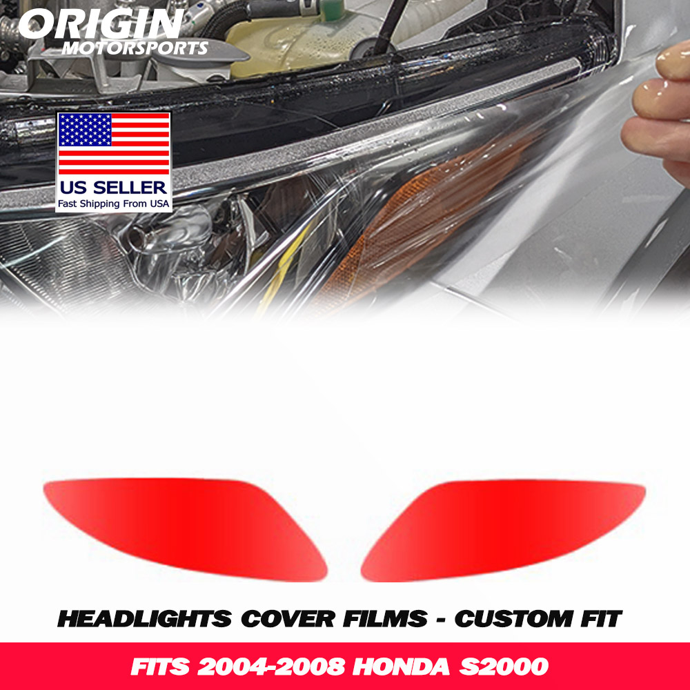 2004-2008 Honda S2000 Precut Headlight PPF Clear Paint Protection Film Kit 2004-2008 Honda S2000 Precut Headlight PPF Clear Paint Protection Film Kit