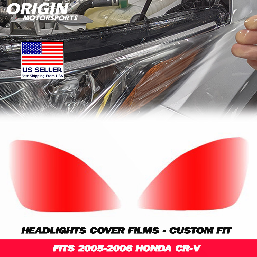2005-2006 Honda CR-V Precut Headlight PPF Clear Paint Protection Film Kit 2005-2006 Honda CR-V Precut Headlight PPF Clear Paint Protection Film Kit