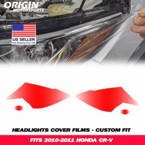 2010-2011 Honda CR-V Precut Headlight PPF Clear Paint Protection Film Kit 2010-2011 Honda CR-V Precut Headlight PPF Clear Paint Protection Film Kit