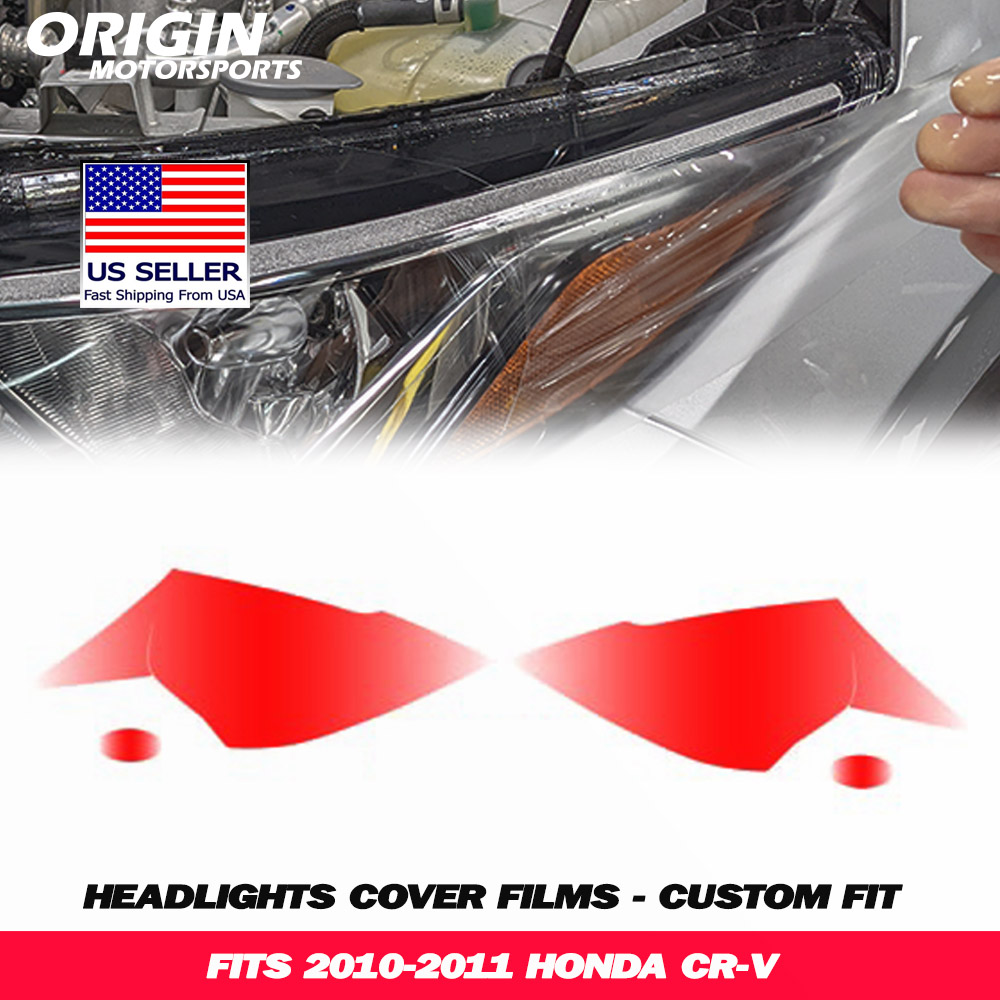 2010-2011 Honda CR-V Precut Headlight PPF Clear Paint Protection Film Kit 2010-2011 Honda CR-V Precut Headlight PPF Clear Paint Protection Film Kit