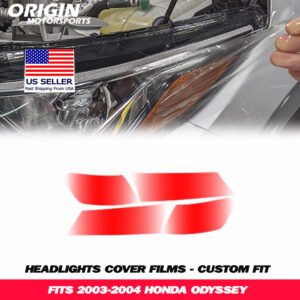 2003-2004 Honda ODYSSEY Precut Headlight PPF Clear Paint Protection Film Kit 2003-2004 Honda ODYSSEY Precut Headlight PPF Clear Paint Protection Film Kit