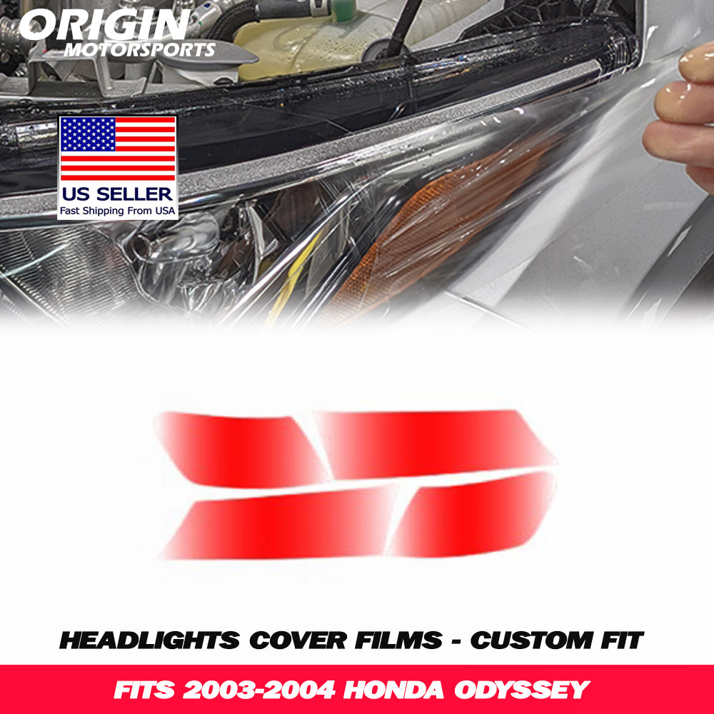2003-2004 Honda ODYSSEY Precut Headlight PPF Clear Paint Protection Film Kit 2003-2004 Honda ODYSSEY Precut Headlight PPF Clear Paint Protection Film Kit
