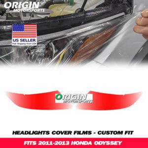 2011-2013 Honda ODYSSEY Precut Headlight PPF Clear Paint Protection Film Kit 2011-2013 Honda ODYSSEY Precut Headlight PPF Clear Paint Protection Film Kit