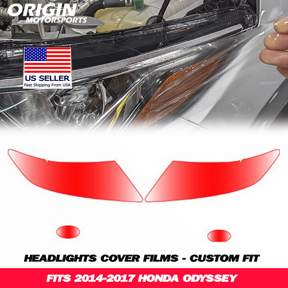 2014-2017 Honda ODYSSEY Precut Headlight PPF Clear Paint Protection Film Kit 2014-2017 Honda ODYSSEY Precut Headlight PPF Clear Paint Protection Film Kit