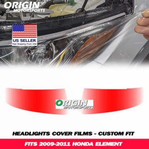 2009-2011 Honda ELEMENT Precut Headlight PPF Clear Paint Protection Film Kit 2009-2011 Honda ELEMENT Precut Headlight PPF Clear Paint Protection Film Kit