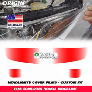 2009-2015 Honda RIDGELINE Precut Headlight PPF Clear Paint Protection Film Kit 2009-2015 Honda RIDGELINE Precut Headlight PPF Clear Paint Protection Film Kit