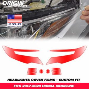 2017-2020 Honda RIDGELINE Precut Headlight PPF Clear Paint Protection Film Kit