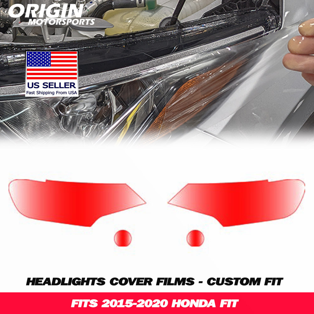 2015-2020 Honda FIT Precut Headlight PPF Clear Paint Protection Film Kit 2015-2020 Honda FIT Precut Headlight PPF Clear Paint Protection Film Kit