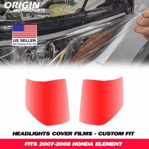 2007-2008 Honda ELEMENT Precut Headlight PPF Clear Paint Protection Film Kit 2007-2008 Honda ELEMENT Precut Headlight PPF Clear Paint Protection Film Kit