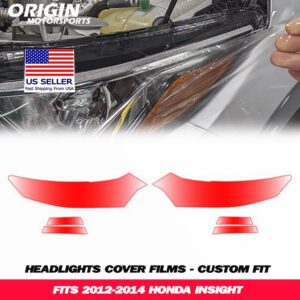 2012-2014 Honda INSIGHT Precut Headlight PPF Clear Paint Protection Film Kit 2012-2014 Honda INSIGHT Precut Headlight PPF Clear Paint Protection Film Kit