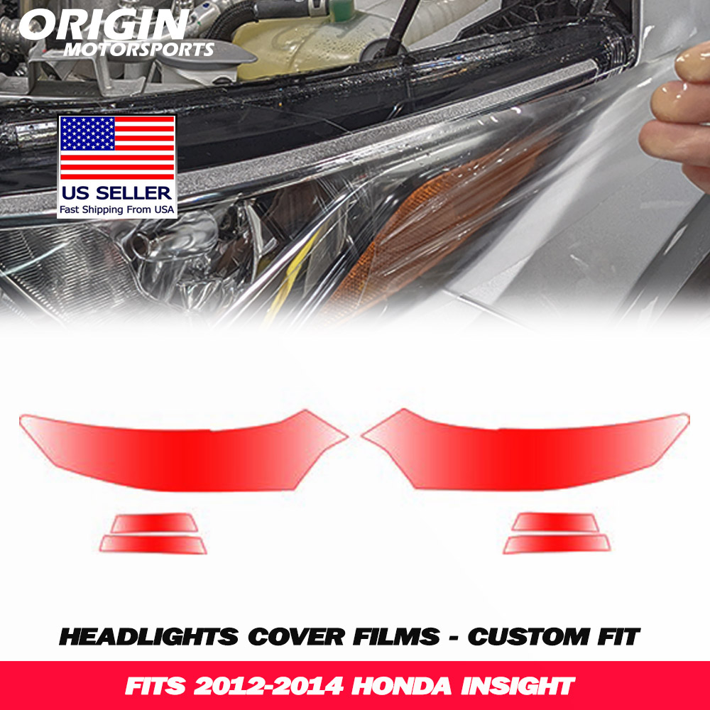2012-2014 Honda INSIGHT Precut Headlight PPF Clear Paint Protection Film Kit 2012-2014 Honda INSIGHT Precut Headlight PPF Clear Paint Protection Film Kit