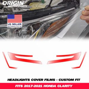 2017-2021 Honda CLARITY Precut Headlight PPF Clear Paint Protection Film Kit 2017-2021 Honda CLARITY Precut Headlight PPF Clear Paint Protection Film Kit