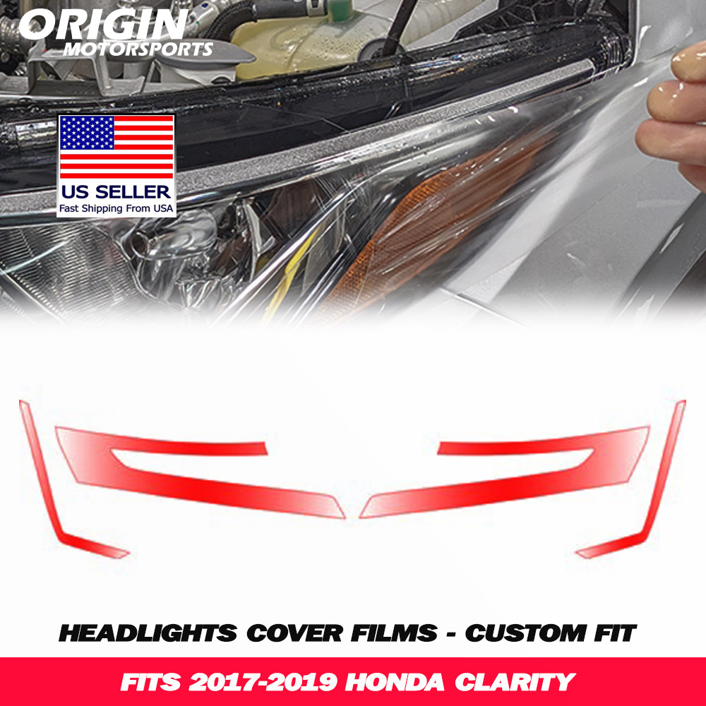 2017-2019 Honda CLARITY Precut Headlight PPF Clear Paint Protection Film Kit 2017-2019 Honda CLARITY Precut Headlight PPF Clear Paint Protection Film Kit