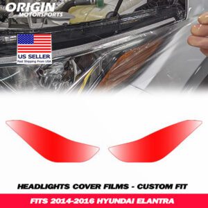 2014-2016 Hyundai ELANTRA Precut Headlight PPF Clear Paint Protection Film Kit 2014-2016 Hyundai ELANTRA Precut Headlight PPF Clear Paint Protection Film Kit
