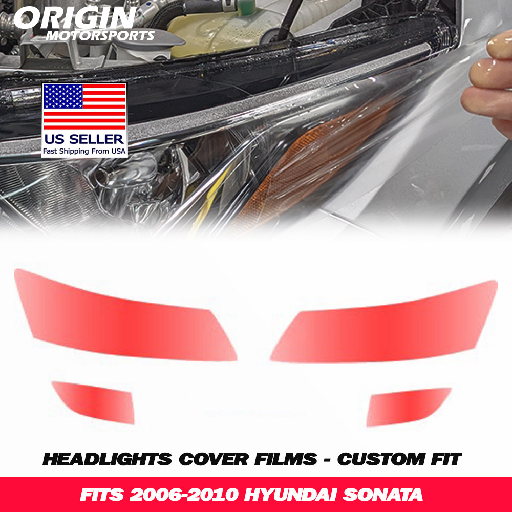 2006-2010 Hyundai SONATA Precut Headlight PPF Clear Paint Protection Film Kit 2006-2010 Hyundai SONATA Precut Headlight PPF Clear Paint Protection Film Kit