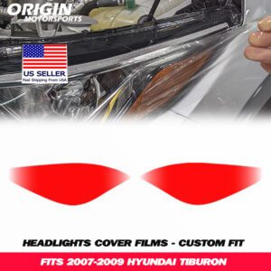 2007-2009 Hyundai TIBURON Precut Headlight PPF Clear Paint Protection Film Kit 2007-2009 Hyundai TIBURON Precut Headlight PPF Clear Paint Protection Film Kit