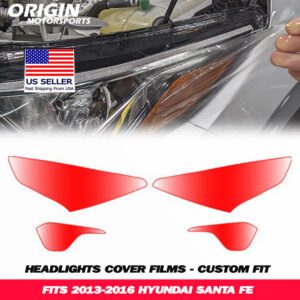 2013-2016 Hyundai SANTA FE Precut Headlight PPF Clear Paint Protection Film Kit 2013-2016 Hyundai SANTA FE Precut Headlight PPF Clear Paint Protection Film Kit