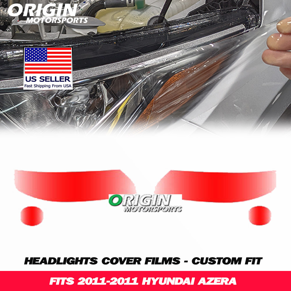 2011-2011 Hyundai AZERA Precut Headlight PPF Clear Paint Protection Film Kit 2011-2011 Hyundai AZERA Precut Headlight PPF Clear Paint Protection Film Kit
