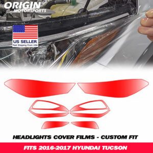 2016-2017 Hyundai TUCSON Precut Headlight PPF Clear Paint Protection Film Kit
