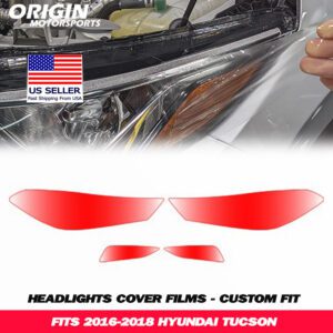 2016-2018 Hyundai TUCSON Precut Headlight PPF Clear Paint Protection Film Kit 2016-2018 Hyundai TUCSON Precut Headlight PPF Clear Paint Protection Film Kit