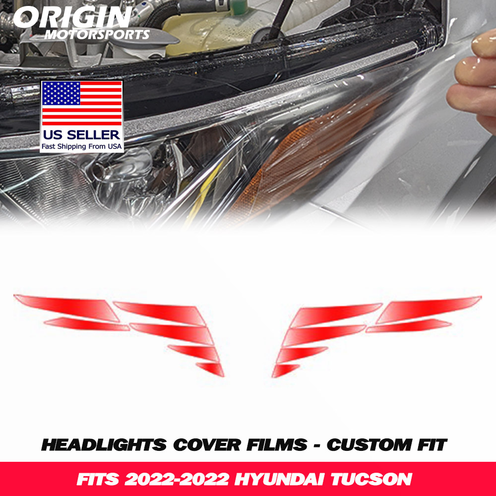 2022-2022 Hyundai TUCSON Precut Headlight PPF Clear Paint Protection Film Kit 2022-2022 Hyundai TUCSON Precut Headlight PPF Clear Paint Protection Film Kit