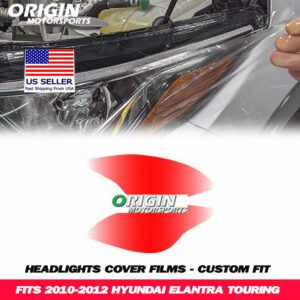 2010-2012 Hyundai ELANTRA TOURING Precut Headlight PPF Clear Paint Protection Film Kit 2010-2012 Hyundai ELANTRA TOURING Precut Headlight PPF Clear Paint Protection Film Kit