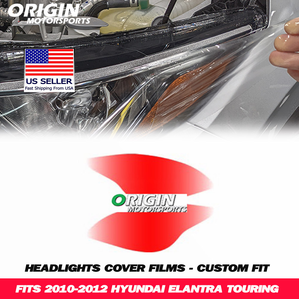 2010-2012 Hyundai ELANTRA TOURING Precut Headlight PPF Clear Paint Protection Film Kit 2010-2012 Hyundai ELANTRA TOURING Precut Headlight PPF Clear Paint Protection Film Kit