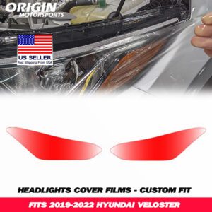 2019-2022 Hyundai VELOSTER Precut Headlight PPF Clear Paint Protection Film Kit 2019-2022 Hyundai VELOSTER Precut Headlight PPF Clear Paint Protection Film Kit