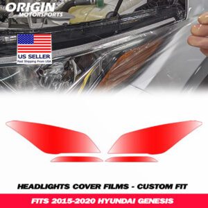 2015-2020 Hyundai GENESIS Precut Headlight PPF Clear Paint Protection Film Kit 2015-2020 Hyundai GENESIS Precut Headlight PPF Clear Paint Protection Film Kit