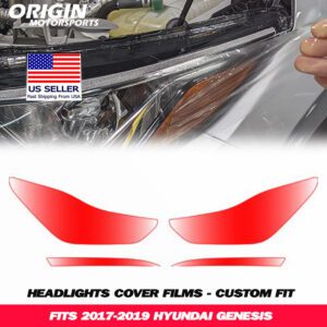 2017-2019 Hyundai GENESIS Precut Headlight PPF Clear Paint Protection Film Kit 2017-2019 Hyundai GENESIS Precut Headlight PPF Clear Paint Protection Film Kit