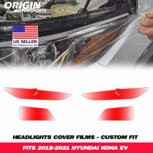 2018-2021 Hyundai KONA EV Precut Headlight PPF Clear Paint Protection Film Kit 2018-2021 Hyundai KONA EV Precut Headlight PPF Clear Paint Protection Film Kit